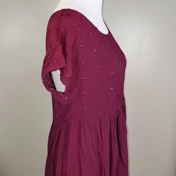 Max Studio Vintage‎ 90s Embroidered Cottagecore Dress Size X-Large - Picture 13 of 15